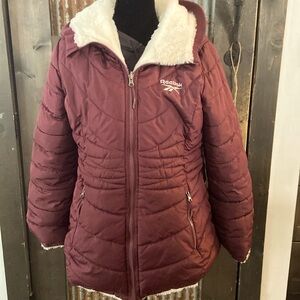 Reebok sz Large Women’s reversible coat.